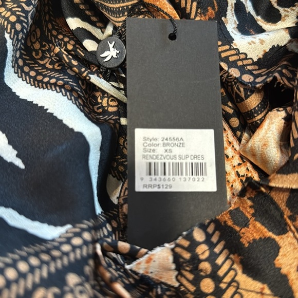 One teaspoon Rendezvous slip dress extra small  color bronze - Picture 3 of 3